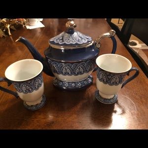 Three piece Bombay tea set